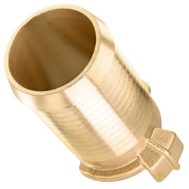 POPPSTAR Poppstar Messing Schnellkupplung 1 1/2 Zoll Tülle (System Geka Kupplung auf 1 1/2 Zoll Schlauchtülle), für 38mm Schlauch-Innendurchmesser