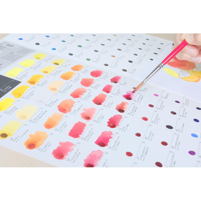 Tarrence Watercolor Rembrandt 120 Color Dot Card RWC-DOTS120
