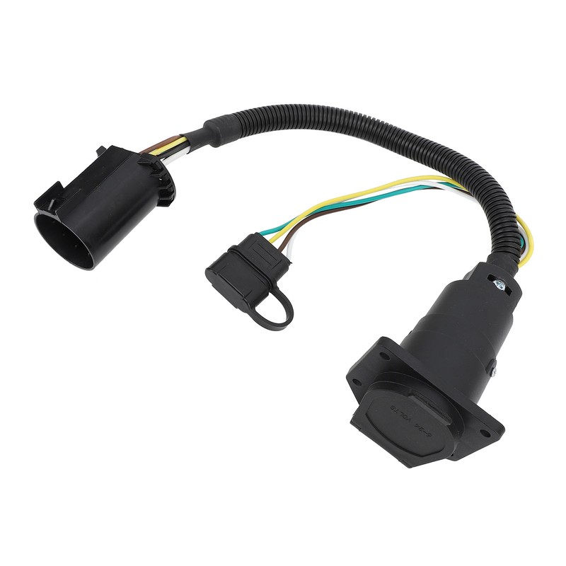 6‑24V 7 Pin to 7 and 4 Pin Trailer Adapter
