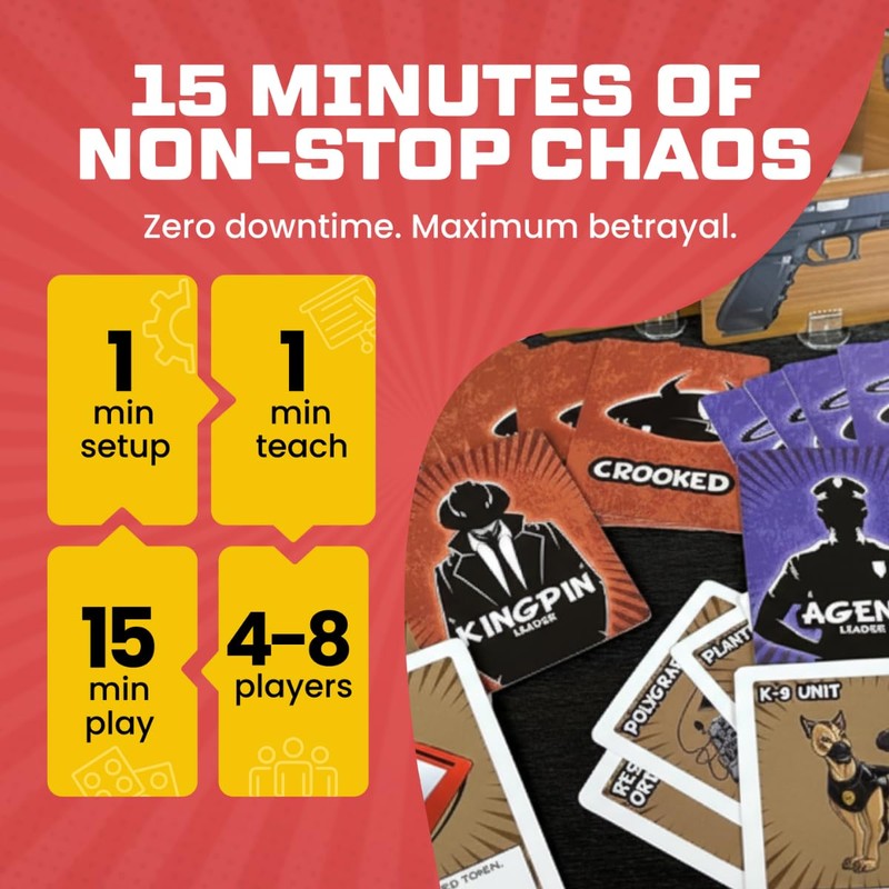 Pull the Pin Games Good Cop Bad Cop - Board