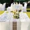 Macrame Table Runner 30 x 274 cm Beige Boho Jute