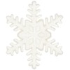 Culpitt Edible White Snowflake Pipings Decoration (Pack of 1, Total