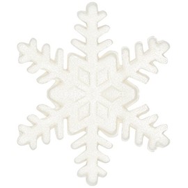 Culpitt Edible White Snowflake Pipings Decoration (Pack of 1, Total 120)
