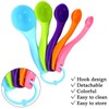 20 Pieces Plastic Colorful Measuring Cup Spoons for Kitchen Cooking