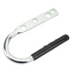 Trailer Coupler Lift Handle Galvanized Steel Rubber Tongue Handle for