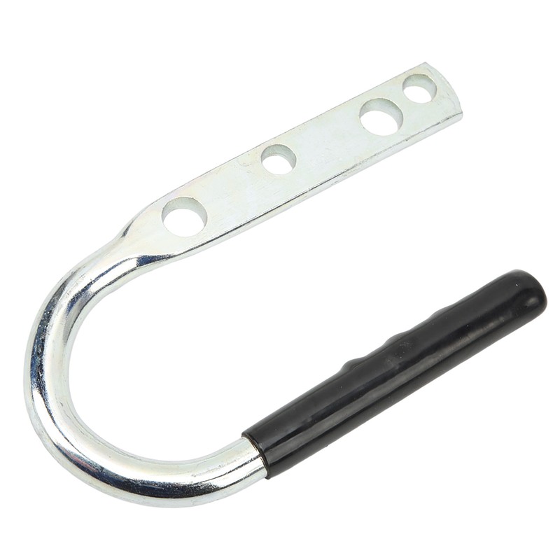 Trailer Coupler Lift Handle Galvanized Steel Rubber Tongue Handle for
