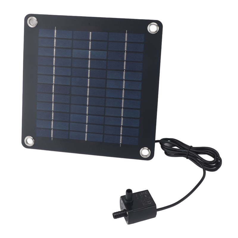 20W Monocrystalline Solar Panel with Garden Pond Fountain DC12V Pump