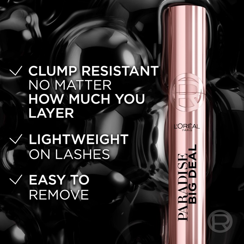L'Oreal Paris Paradise Big Deal Mascara, Volumizing and Lengthening Formula,