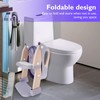 Potty Training Seat with Step Stool, Ladder Height Adjustable Potty