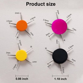 4Pcs Nail Dotting Tool Set,6-In-1 Circular Dotting Tools for Professional Nail Salon or Home Use,12Sizes Nail Design Dotting Pen,Multipurpose Manicure Pen for Pattern Tracing Stylus Dot Embossing