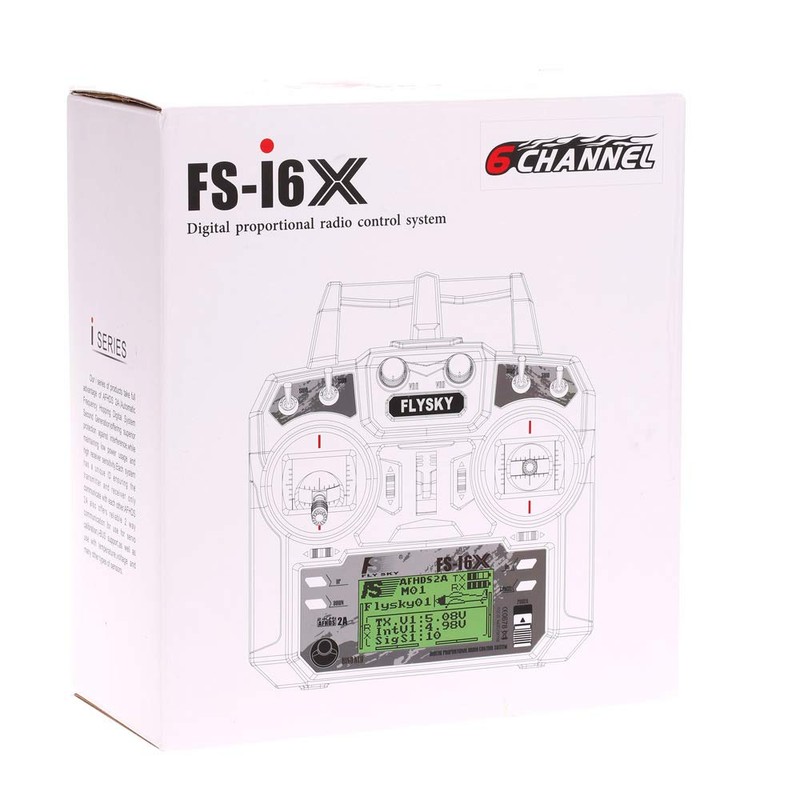 Irfora FS-i6X Remote Control for RC Drone Aeroplane Helicopter FS-i6X