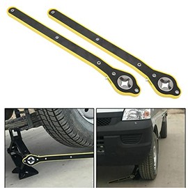 Jack Llave de Trinquete Par 13.4In Car Jack Llave de Trinquete Ahorro de Trabajo Neumático Rueda Lug Llave Herramienta de Reparación para Automóviles Suvs Camiones Llave de
