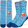 Good Luck Sock Men's Rick and Morty, Mr. Meeseeks, Adult,