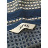 Juna Check Series Washcloth, Dark Blue/Sand, Height 12" Width: 12"