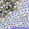 MEIBITE Flatback Rhinestones Bulk, 14400PCS Crystal AB Rhinestones for Clothes