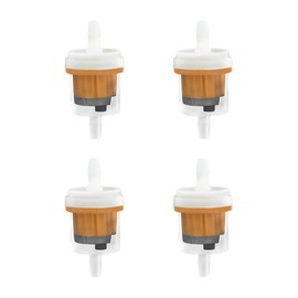 Tomedeks 4 Pcs Fuel Filter for Scooters, Mopeds, Baotian Ecobike, Hero Rebel Tanco/Rex Rs 400 425 450 460 500 750 Jinan Lightcycle QM50QT-6, Off Limit, YY500 QT