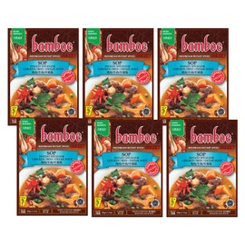 bamboe - SOP INSTANT SPICES FOR CHICKEN / BEEF / OXTAIL SOUP - 6 x 1.7 OZ / 49 g - Product of Indonesia