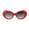 V.W.E. Vintage Sunglasses UV400 Bold Retro Oval Mod Thick Frame
