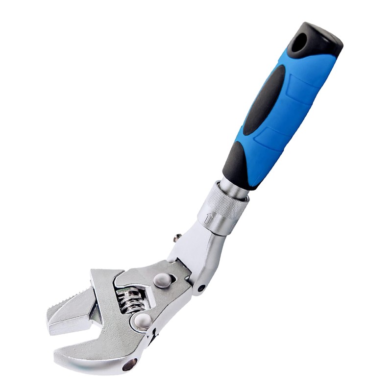 Flexhead Adjustable Wrench 10 to 12in Ratcheting Spanner with Retractable