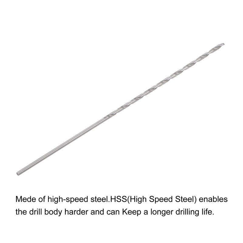 sourcing map Mini Micro Twist Drill Bit High-Speed Steel Straight