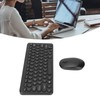 Keyboard Mouse Combo 2.4G Wireless Round Keycaps Ergonomic Design Silent