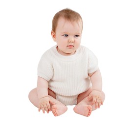 Minora Exquisite Baby Knitting Set, Cotton, Long Sleeve/Short Sleeve Jumper and Shorts, Lightweight and Fashionable, Baby Girls Boys Outfit, up to 12 Months, Bone