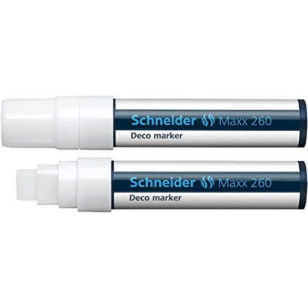 Schneider Novus 126049 Deco-Marker Schneider 260, 4+7+15 mm, White