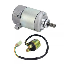 Soarider 18607 Starter For Honda TRX350TM FourTrax Rancher 2000-2006 with Relay Solenoid