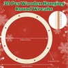 CYEAH 30 Pcs 12 Inch Wooden Wreath Frames for Crafts,