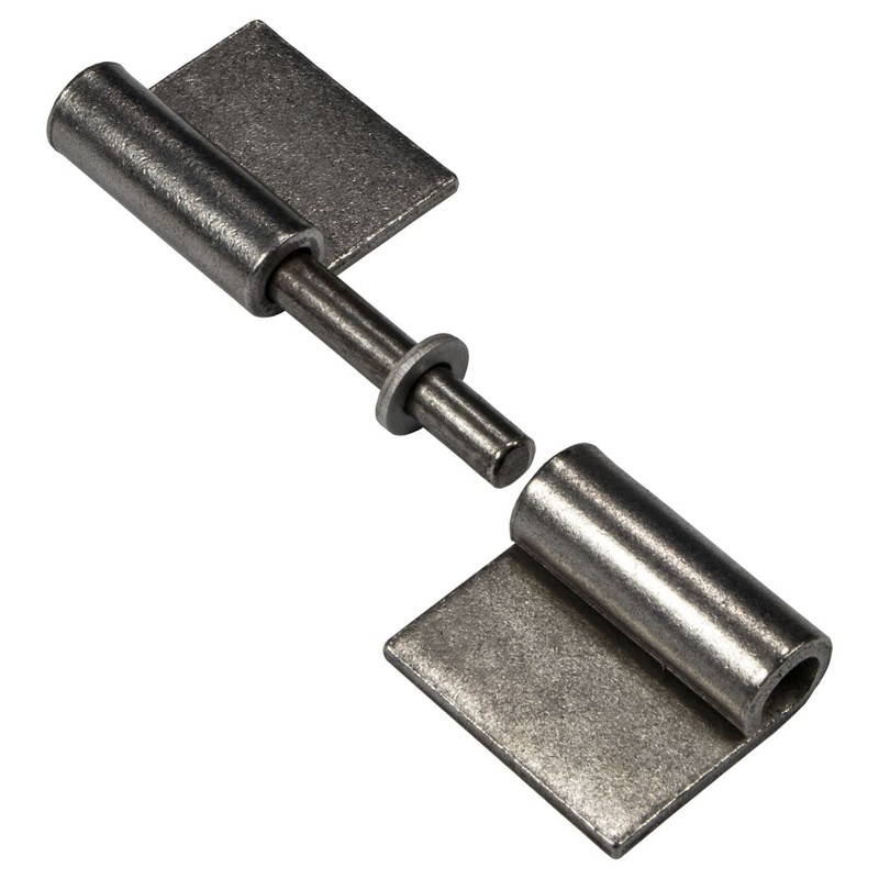 Gedotec Hinges for Welding, Pack of 2, Weld-On Tape for