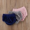 stylesilove Infant Baby Toddlers Girls Soft Velvet Bloomers Diaper Cover