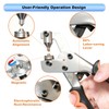 Snap Fastener Tool Kit, 100 Sets Boat Cover Snaps with