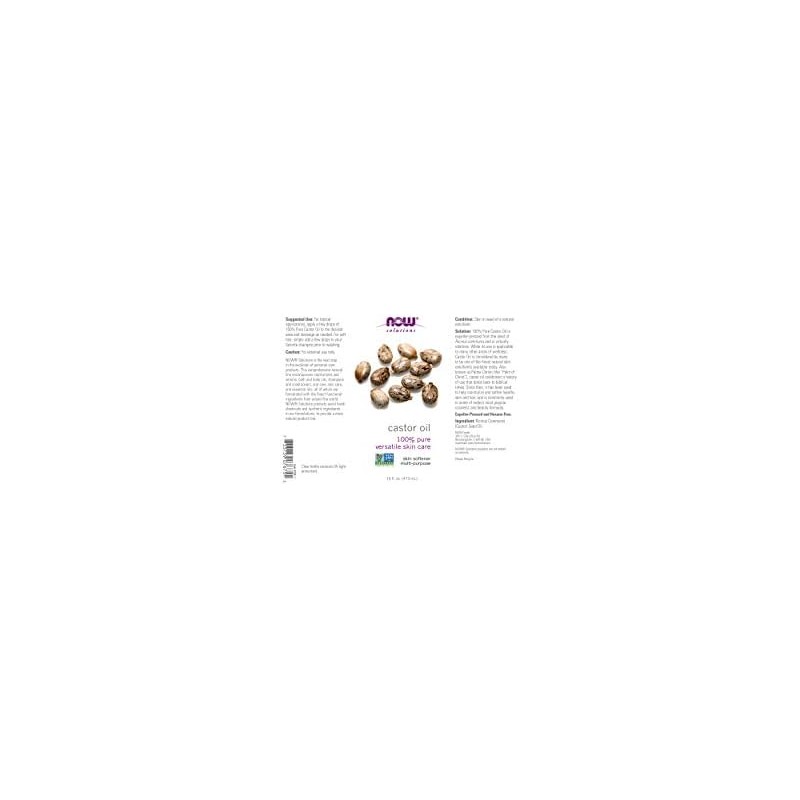 Now solutions Aceite de Ricino 16 oz Castor oil