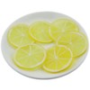 Gresorth 6pcs Highly Simulation Fake Yellow Lemon Slice Artificial Fruit