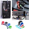 Cable Organizer Wire Winder Tie Earphone Cord Clip, 0.5m, Red, 4-Pack SE00322 100ea