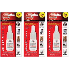 Wonderlokking/Division of PC-Products Adhesive for Chair Joint and Furniture Repair, 20 Gram (Set of 3), Clear/Transparent, Liquid, Fast Drying, Easy To Apply