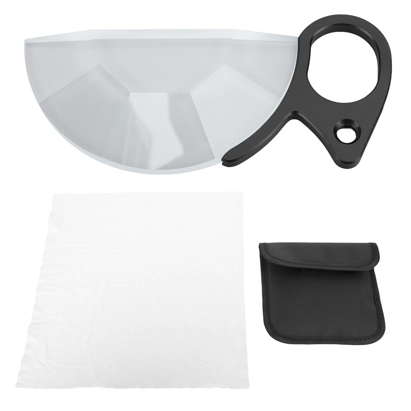 79mm Handheld Subtle Kaleidoscope Prism Semicircular Glass Filter Special Effects