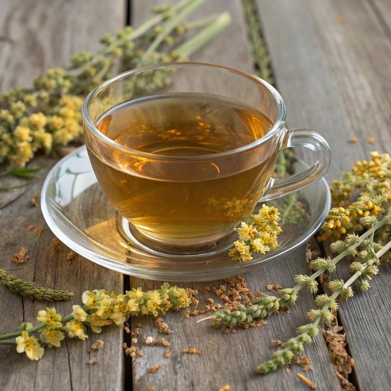 Mullein Leaf Tea Bags - Lungs Cleanse and Respiratory Support,