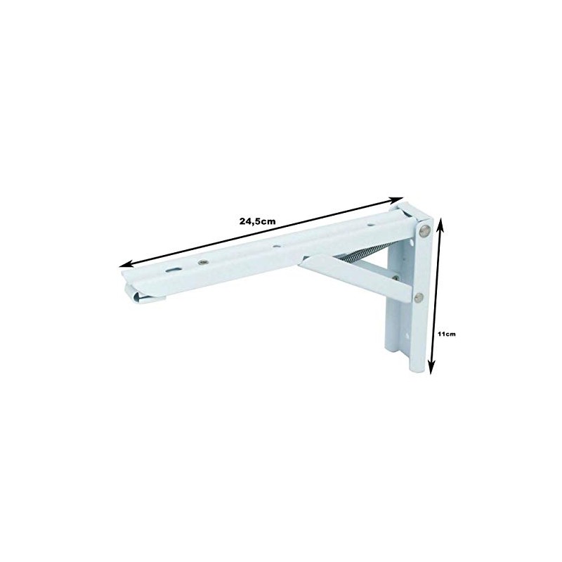 2 x Sturdy Folding Hinges Shelf Angle Folding Angle Stainless
