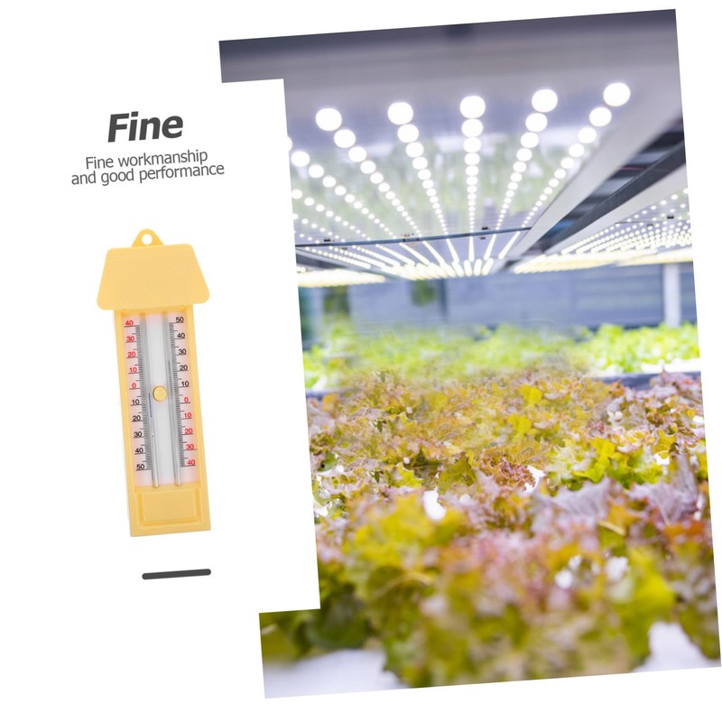 NOLITOY Portable Indoor Outdoor Thermometer with Functionality for Garden Greenhouse