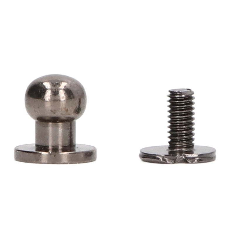 200 Sets Monk Rivet High Gloss 8x6mm Exquisite Workmanship Leather