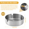 10 pieces ashtray, stainless steel, table top ashtray, modern table
