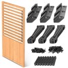 Suemisi Louver Bracket Kit, Louver Hardware Set,Window Shutter Hardware,Deck Sunblind