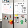4 PACK Magnetic Dry Erase Board Sheet for Fridge, 12"x8"
