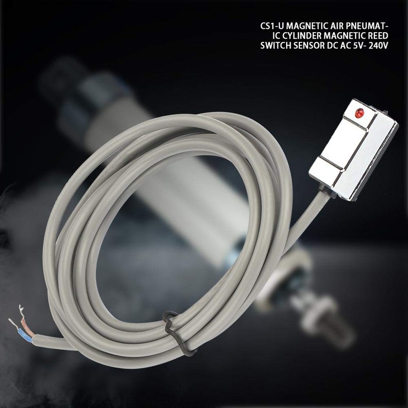 Hilitand Magnetic Sensor Reed Switch for Pneumatic Cylinder, CS1-U, Magnetic