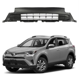 waltyotur Bumper Face Bar Grille Lower Replacement for Toyota RAV4 2016 2017 2018 TO1036166 531130R060