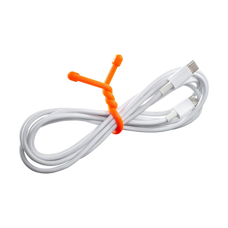 Nite Ize GT6-2PK-31 Gear Tie Reusable 6-Inch Rubber Twist Tie,
