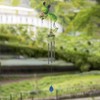 Bright Eyes Green Frog Wind Chime Hanging Decor Garden Indoor