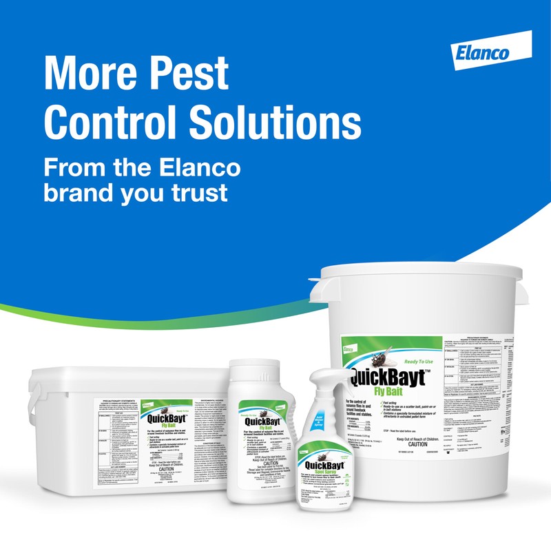 Elanco Animal Health QuickBayt Fly Bait | Premise for Livestock