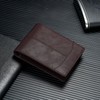 furid Top Grain Leather Wallet Men: RFID Minimalist Bifold Credit